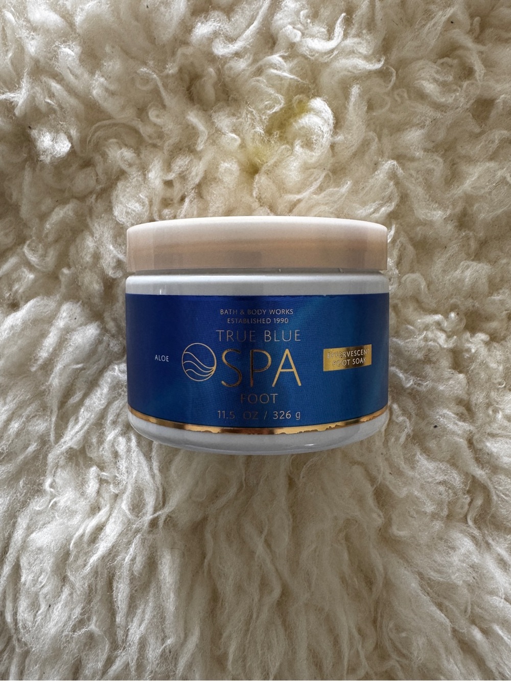 New BBW True Blue Spa Effervescent Foot Soak